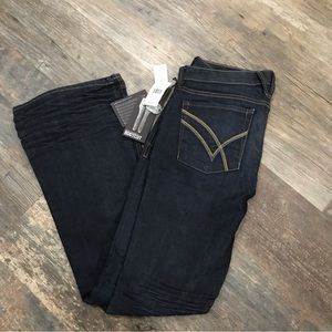 NWT William Rast jeans, 29, GEORGIA boot cut, dark line.